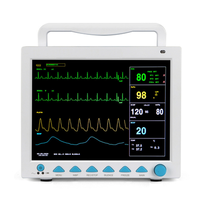 Cheap Analysis Equipment Price CE Approved 12.1 Inch Medical Equipment Portable Multi Parameter ICU Patient Monitor